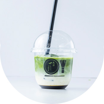 お濃茶ラテ 黒糖蜜入り