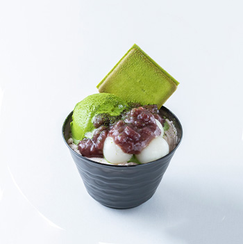 さとりお濃茶パフェ